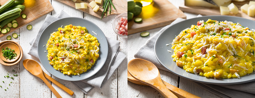 Risotto Zafferano e Pancetta