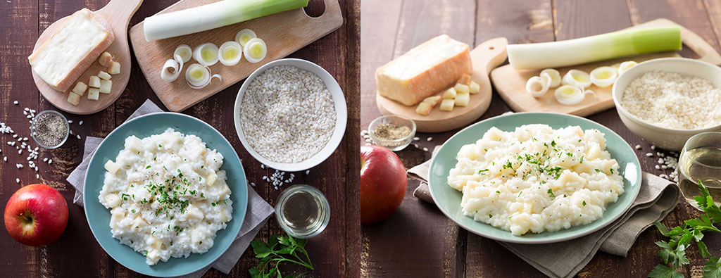 Risotto Mele e Taleggio